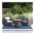 thumbnail image 2 of Living Source High-Density Polyethylene Wicker 2 - Person Seating Group Cushions, 2 of 12