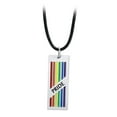 thumbnail image 3 of Collar colgante del arco iris Hugo Collar del Bandera Lesbiana Diseño Único multicolor, 3 of 8