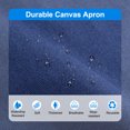 thumbnail image 4 of Unique Bargains 2pcs Adjustable Chef Apron Cross Back Aprons for Kitchen Cooking Art Painting, Blue, 4 of 6