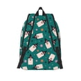 thumbnail image 2 of Lsque Halloween Ghosts Pattern Canvas Daypack, Durable Backpack, High-quality Versatile Backpack,Vintage Compact Backpack-Small, 2 of 6
