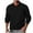 Black, variant on Mlzmgr Cardigans for Men Full Zip Collared Neck Long Sleeve Mens Business Casual Work Shirts Solid Color