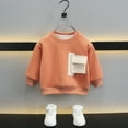 thumbnail image 6 of XBASW Toddler Kids Boys Sweatshirt Pullover Long Sleeve Sweatsuit Tops Fall Winter Knit Tops for 2-12 Years, 6 of 6