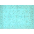 thumbnail image 1 of Ahgly Company Indoor Rectangle Persian Light Blue Traditional Area Rugs, 5' x 7', 1 of 4