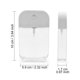 thumbnail image 3 of Botella pulverizadora portátil ultrafina de 50 ml para tarjetas de perfume, PETG vacía y recargable, ideal para viajes, cosméticos, aceites faciales y spray capilar, 3 of 8