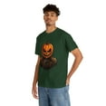 thumbnail image 6 of Halloween Pumpkin Head Unisex Heavy Cotton Tee T-Shirt, 6 of 12