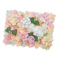 thumbnail image 1 of Fondo decorativo del telón de fondo de la rosa del panel de la flor, panel de la flor artificial para el funcionamiento de del partido del champán, 1 of 8