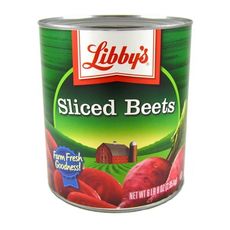 Medium Fancy Sliced Beets - No. 10 can, 6 per case