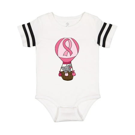 

Inktastic Pink Awareness Elephant Gift Baby Boy or Baby Girl Bodysuit