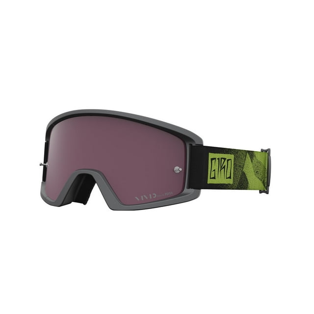 GIRO : TAZZ MTB GOGGLE : BLACK/ANO LIME/VIVID TRAIL LENS : OS