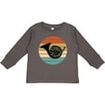 thumbnail image 3 of Inktastic French Horn Retro Music Gift Boys or Girls Long Sleeve Toddler T-Shirt, 3 of 5