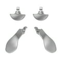 thumbnail image 4 of Peggybuy 4pcs Metal Replace Back Tab Accessories for PS5 Elite Controller (Silver), 4 of 5