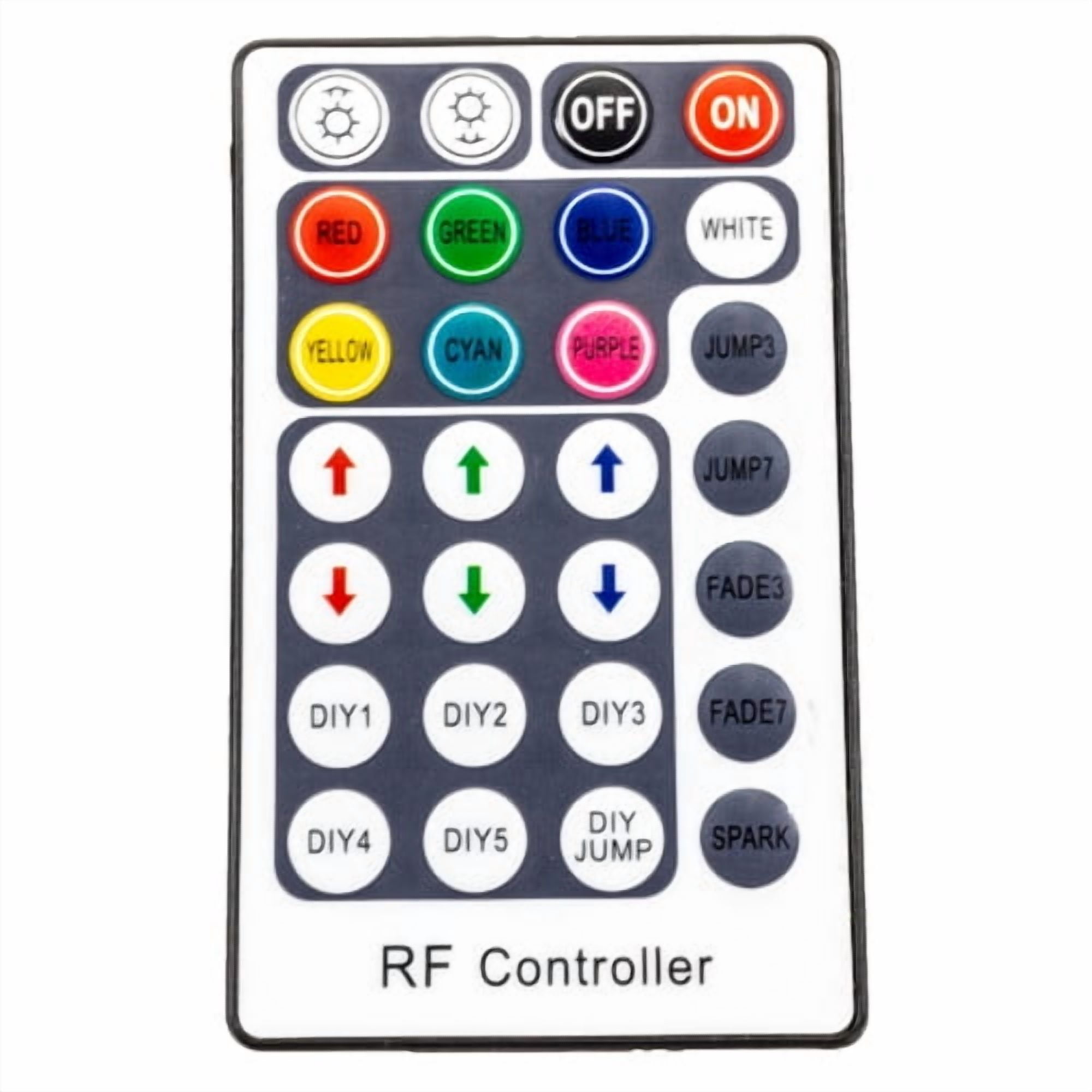 Brilliant Brand Lighting Outdoor Multi-Function RGB LED Color Changing Strip Light Controller - SMD-5050 - 120 Volt - RF Remote