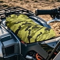 thumbnail image 2 of Garronmavis Yellow Camo ATV Seat Cover Accessories Soft Anti-Slip Four-Wheeler Seat CoverMotor Seats Cover Breathable Padded Protector Compatible with Most Models, 2 of 8