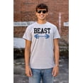 thumbnail image 2 of Couples Matching Set Cute Workout Men's Big & Tall Crewneck Graphic Tee Brisco Brands 2X, 2 of 3