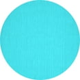 thumbnail image 1 of Ahgly Company Indoor Round Abstract Light Blue Contemporary Area Rugs, 6' Round, 1 of 4
