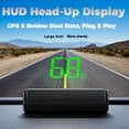 thumbnail image 2 of Velocímetro Digital GPS Universal para Auto con Plug & Play USB, Proyector de Parabrisas, 2 of 8