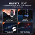 thumbnail image 6 of VEVOR 2 PCS 5 FT Whip Light, APP & RF Remote Control Led Whip Light, Waterproof 360° Spiral RGB Chasing Lighted Whips with 4 Flags, for UTVs, ATVs, Motorcycles, RZR, Can-am, Trucks, Off-road, 6 of 9