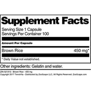 TerraVita  Rice - 450 mg (100 Capsules, ZIN: 521310) - 3 Pack