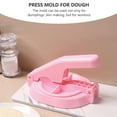 thumbnail image 4 of OULII Dough Wrapper Making Tool for Kitchen Pink Plastic Dumpling Skin Maker Mold for Wonton Wrappers 1.5 Inch, 4 of 8