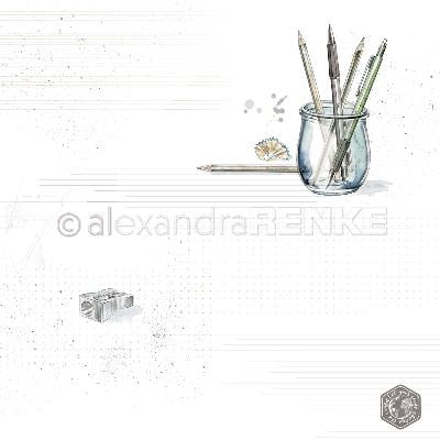 Alexandra Renke Cooking Paper 12/"X12/"-Little Black Check