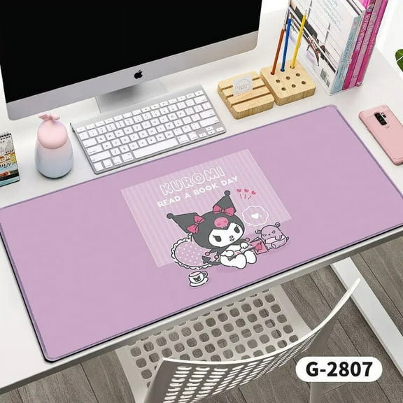 Kawaii Sanrio Mymelody Kuromi Mouse Pad Cartoon Cute Student Wrist Pad Non Slip Table Mat Office Computer Game Accessories Gifts