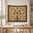 thumbnail image 5 of Ornate Floral Vase Tapestry Wall Hanging, 5 of 6