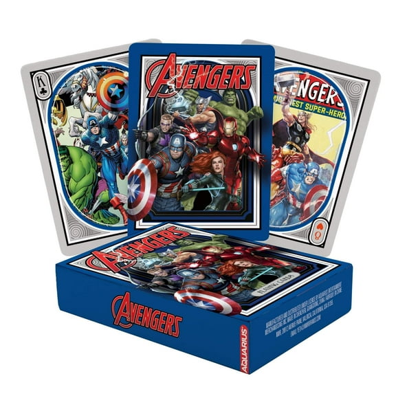 Marvel Avengers Nouveau (Thor, Hulk, Iron Man) Playing Cards by AQUARIUS