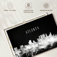 thumbnail image 6 of Elephant Stock Atlanta Skyline Bw Wall Art - Horizontal Canvas Wall Art - Living Room Wall Decor - Places Canvas - Black And Gray Decor - 12" x 8", 6 of 8