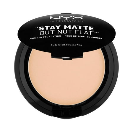 NYX Professional Makeup Stay Matte But Not Flat Powder Foundation, (Best Makeup Powder Foundation)