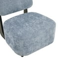 thumbnail image 4 of Roundhill Furniture Solara Modern Accent Chair with Solid Wood Frame, Blue, 4 of 11