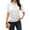 White,#138, variant on Women's Golf Polo Short Sleeve Shirts Lightweight Moisture Wicking Collared T Shirt Quick Dry 3-Button,XL