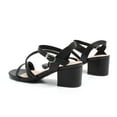 thumbnail image 5 of Womens Sandals Dressy Chunky Heels Low Block Open Toe Sandals Dress Party Shoes Black Size 10.5, 5 of 6
