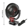 thumbnail image 3 of Tkrady Car Fan - Large Truck Small Van Single Head Vehicle Powerful Silent Car Electric Fan, 3 of 6