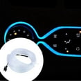 thumbnail image 2 of EL Wire Interior Car LED Strip Lights USB Neon Glowing Electroluminescent Ambient Lighting Kit for Vehicle Customization, 2 of 4