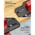thumbnail image 6 of Tydeey 35mm Concealed Hinge Jig Kit for Cabinet Door Hinge Installation, Cabinet Jig Tool, 6 of 8