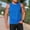 Blue, variant on Crew Neck Men Tops And Shirts Polycotton Refreshing Sleeveless Silver Leisure Modern Outdoor Pull-on Solid Tank Tops Silver,S