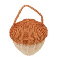 thumbnail image 1 of Cesta De Almacenamiento Tejida A Mano, Cesta De Almacenamiento De Ratán Natural Vintage Multifuncional Con Forma De Seta, Cómodo Decorativo Para Accesorios De Fotografía, 1 of 7