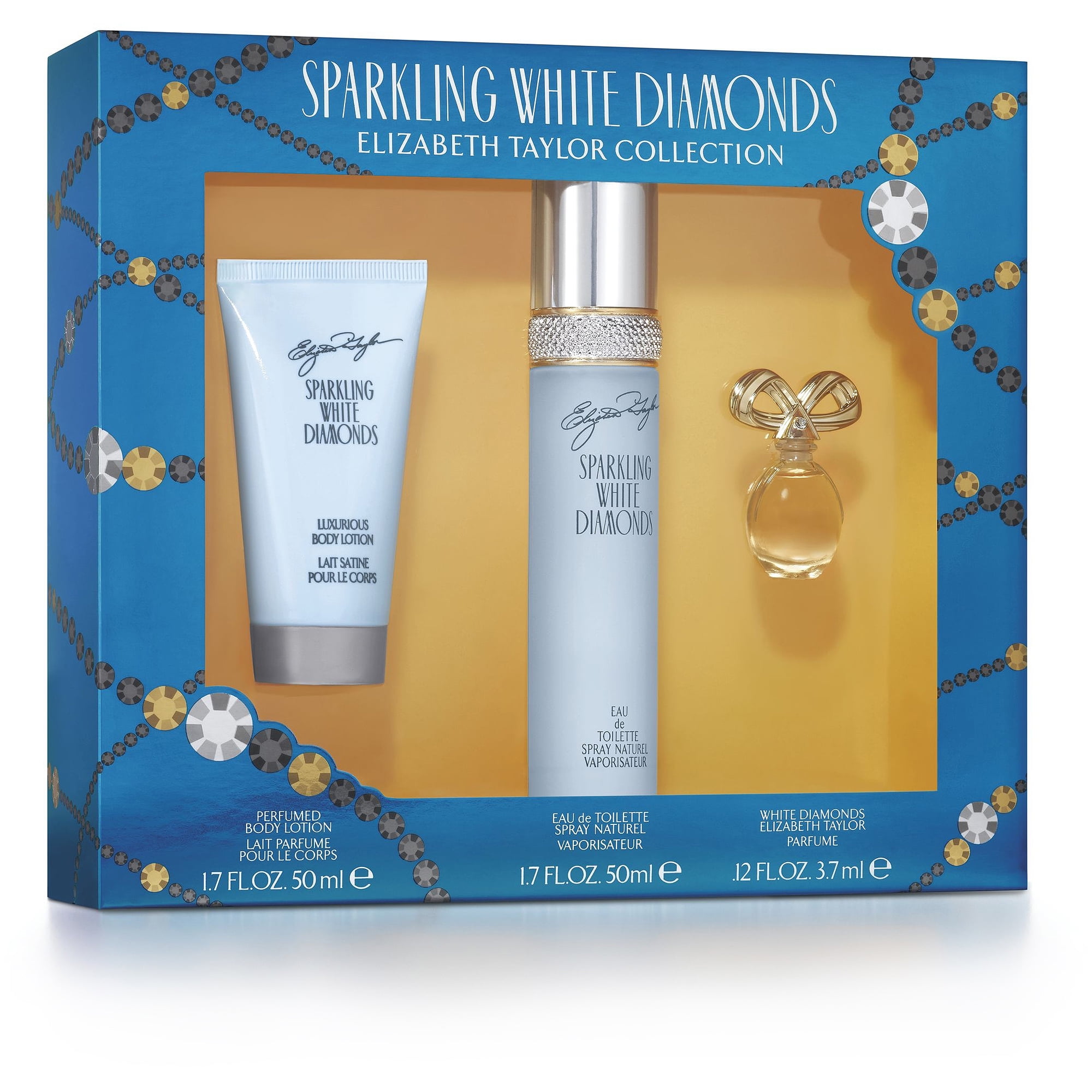 sparkling white diamonds gift set