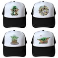 thumbnail image 2 of Disney-gorra de béisbol con estampado de dibujos animados para hombre y mujer, gorro de béisbol transpirable con estampado de Yoda, malla de hueso, estilo Hip Hop, ajustable Fivean unisex, 2 of 2