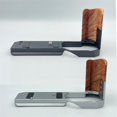 thumbnail image 1 of Pour Poignée en Bois Planche Spéciale en Forme de L Accessoires d'Extension Dslr Argent, 1 of 5