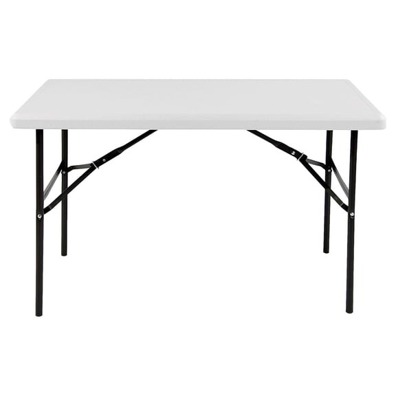 Indestructables Too 1200 Series Resin Folding Table, 60w X 18d X 29h, Platinum