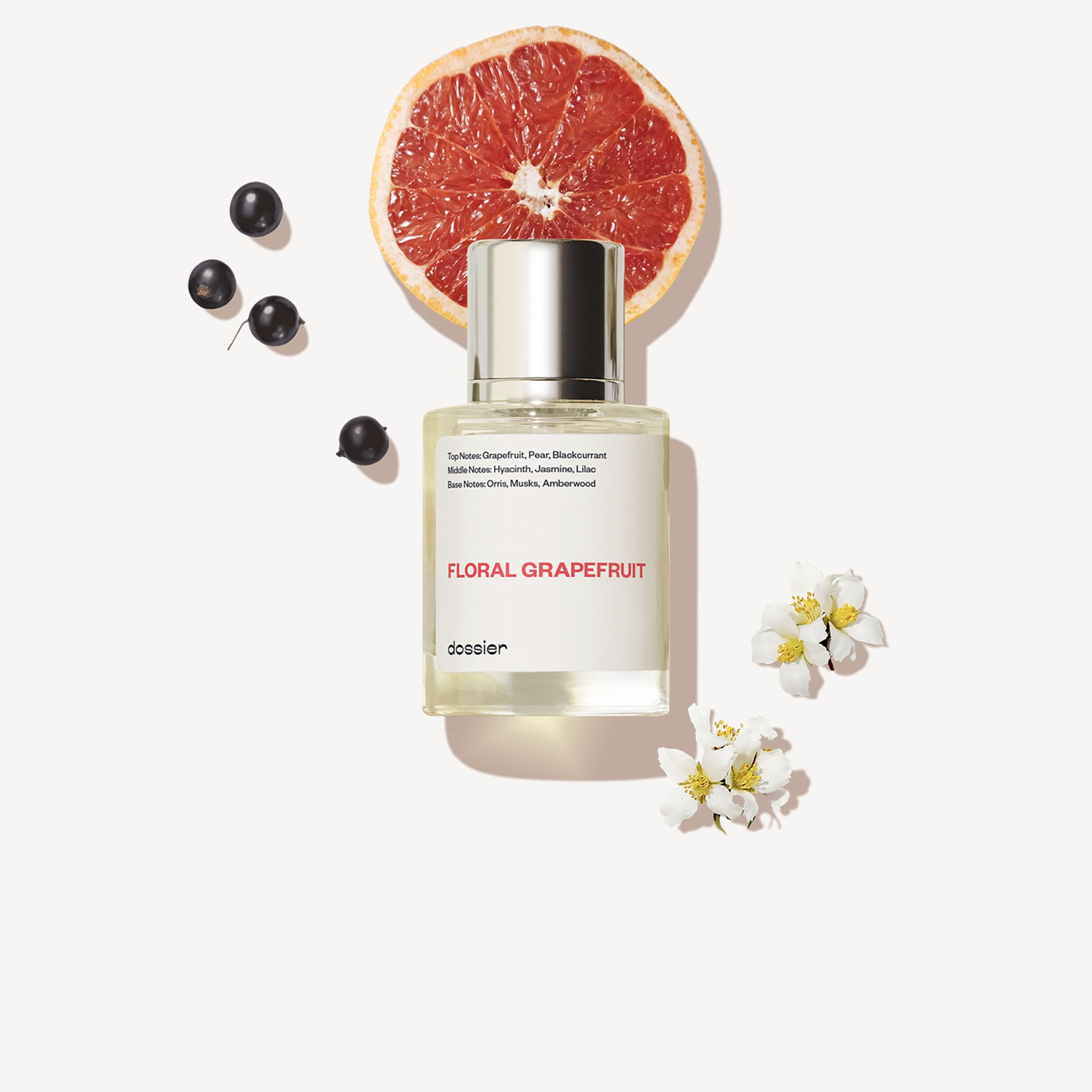 Dossier Floral Grapefruit Eau De Toilette, Inspired by Chanel's Chance Eau Tendre, Perfume for Women, 1.7 oz