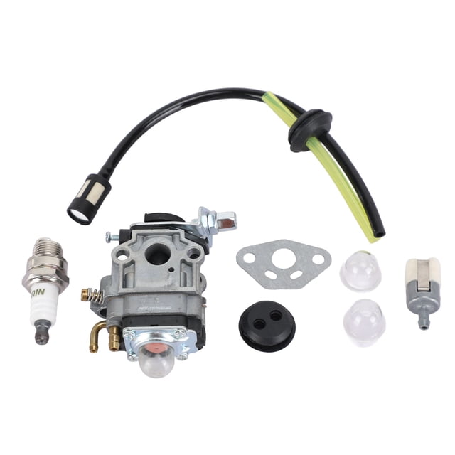Lawn Mower Carburetor Kit, High Strength Rustproof Stable Performance Carb Spark Plug Kit Aluminum For TH23 TH26 TH34 23 25 26 33 35CC
