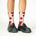 thumbnail image 4 of Honeii Red Ladybug Print Children's Colorful Socks,Unisex Kids and Toddlers' Cushioned Sock,Kids Athletic Crew Socks,for Everyday Wear and Sports, 4 of 5