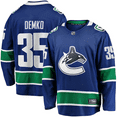 thumbnail image 1 of Thatcher Demko Vancouver Canucks NHL Fanatics Breakaway Home Jersey, X-Large, 1 of 3