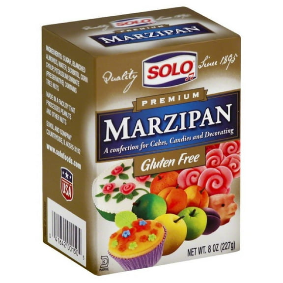 Solo Premium Marzipan, 8 Oz (Pack of 6)