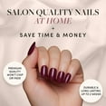 thumbnail image 2 of Press On Nails Glamnetic Berry Maroon Short Round x30, 2 of 6