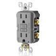 thumbnail image 4 of Outlet Leviton AFCI/GFCI 15A de doble función, autotest, gris, 4 of 6