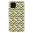 thumbnail image 1 of DistinctInk Clear Shockproof Hybrid Case for Google Pixel 4 (5.7" Screen) - TPU Bumper, Acrylic Back, Tempered Glass Screen Protector - Summer Vibes Floral Pattern Orange Blue Yellow, 1 of 1