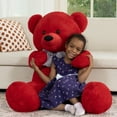 thumbnail image 4 of MorisMos Giant Teddy Bear 55" Stuffed Animal Soft Big Bear Plush Toy, 4 of 7